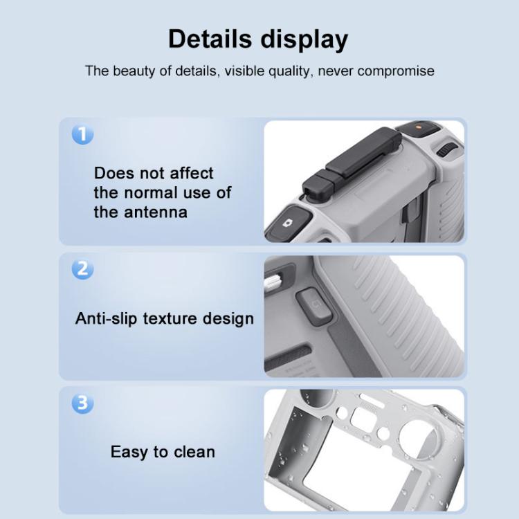 BRDRC Remote Control Shockproof Anti-scratch Silicone Case, For DJI RC 2 BRDRC Remote Control Shockproof Anti-scratch Silicone Case, For DJI RC 2